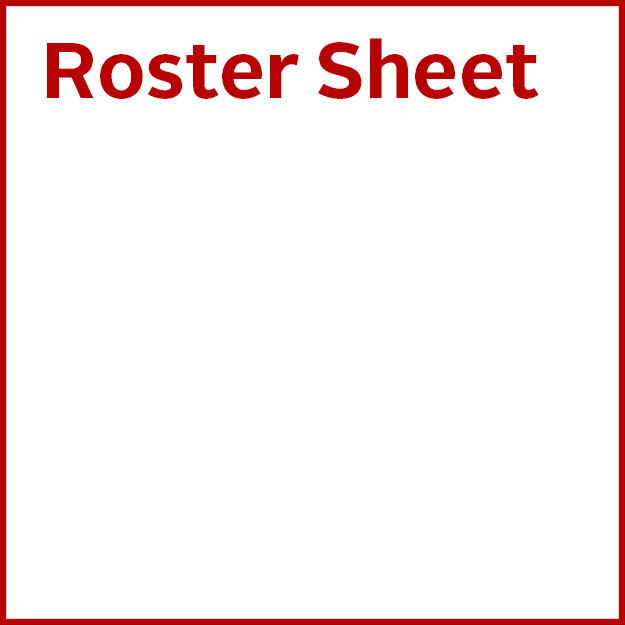 Roster Sheet